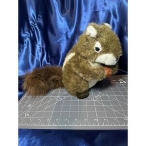 Vintage (1989) Plush Creations Squirrel Holding Acorn Plush Doll Toy